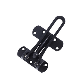 Pretkarīgā durvju bloķētājs ar drošības ķēdi — pogas tips, cinka sakausējums, elektroplēšana, modelis: anti-theft buckle, pielāgojams