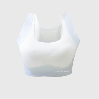 Testtartást segítő melltartó tinédzsereknek, seamless és légáteresztő, teljes kosár, formázott párnázott kosár, rögzített vállpántok, acélgyűrű nélkül