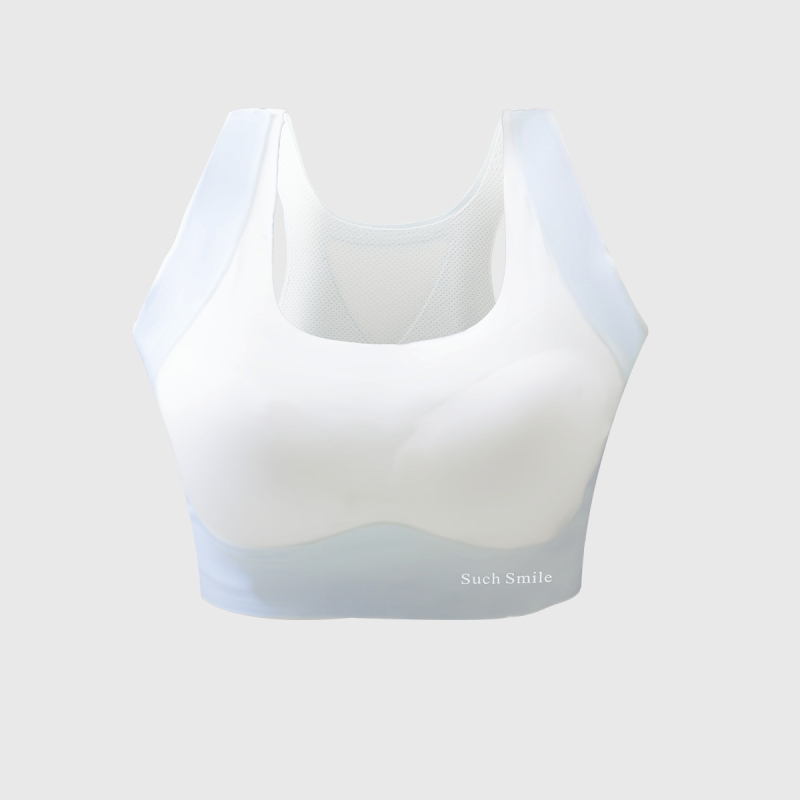 Testtartást segítő melltartó tinédzsereknek, seamless és légáteresztő, teljes kosár, formázott párnázott kosár, rögzített vállpántok, acélgyűrű nélkül