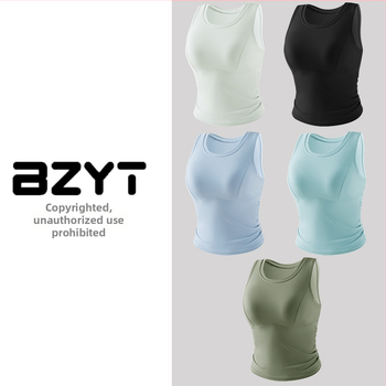 Γυναικείο αθλητικό σουτιέν με επένδυση στήθους, ελαστικό νάιλον 80%, μήκος μέχρι τους γοφούς, στενή εφαρμογή