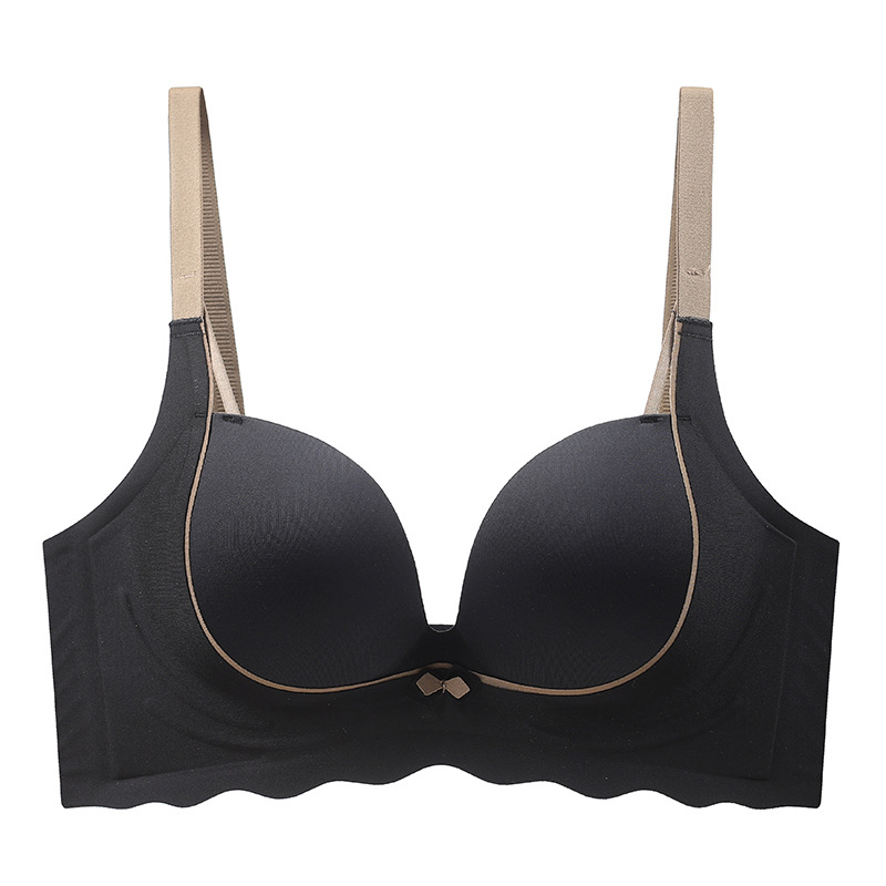 Push-up grudnjak s 5 cm debelim jastučićem, bez žice, bezšivni, 3/4 košarice