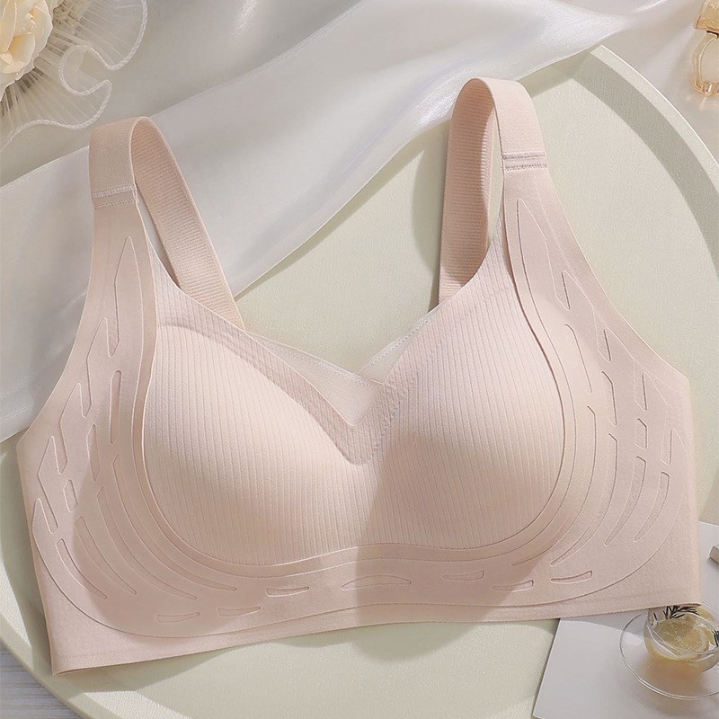 Bezšivni latex grudnjak za žene – Push-Up, skupljanje bočnih dojki, protiv opuštanja, mekana podrška, podizanje, prilagodljivo oblikovanje