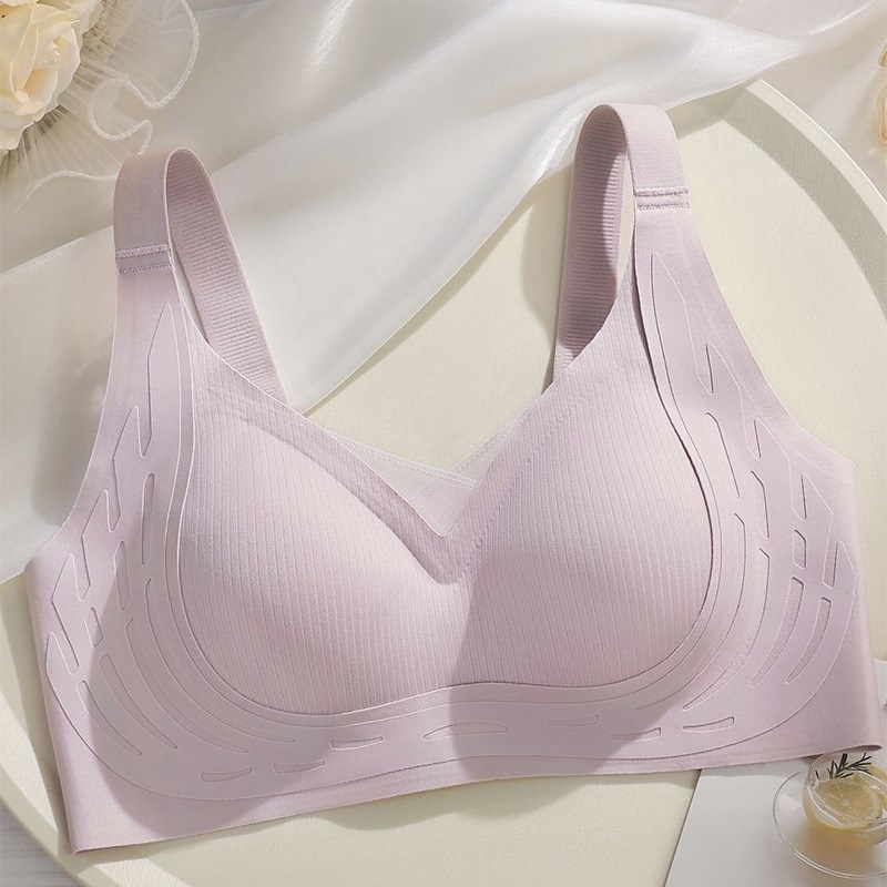 Bezšivni latex grudnjak za žene – Push-Up, skupljanje bočnih dojki, protiv opuštanja, mekana podrška, podizanje, prilagodljivo oblikovanje