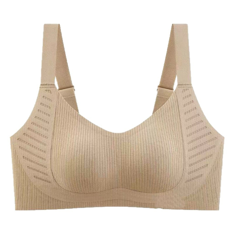 Varratlan melltartó anti-gravitációs emeléssel nagy mellekhez; kosárforma 3/4, vékony formázott kosár, hátsó négy sor kapocs