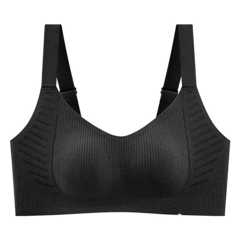 Varratlan melltartó anti-gravitációs emeléssel nagy mellekhez; kosárforma 3/4, vékony formázott kosár, hátsó négy sor kapocs