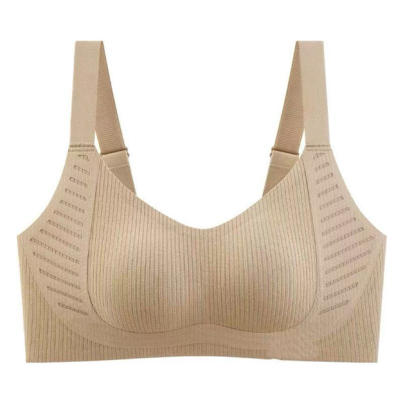 Varratlan melltartó anti-gravitációs emeléssel nagy mellekhez; kosárforma 3/4, vékony formázott kosár, hátsó négy sor kapocs