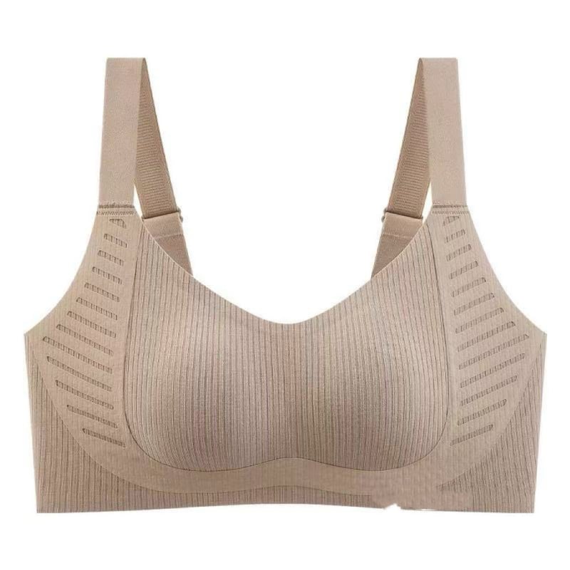 Varratlan melltartó anti-gravitációs emeléssel nagy mellekhez; kosárforma 3/4, vékony formázott kosár, hátsó négy sor kapocs