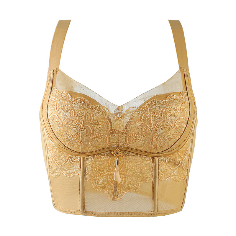 Csipkés melltartó oldalsó gyűrődéssel, formázás, 3/4 kosár, légáteresztő anyag, állítható pántok