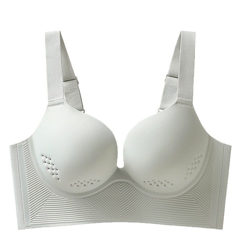 Sima formázó melltartó, 3/4 kosár, vékony formázott kosár, fő anyag nylon, kosár belső pamut, hátul négy sor kapocs