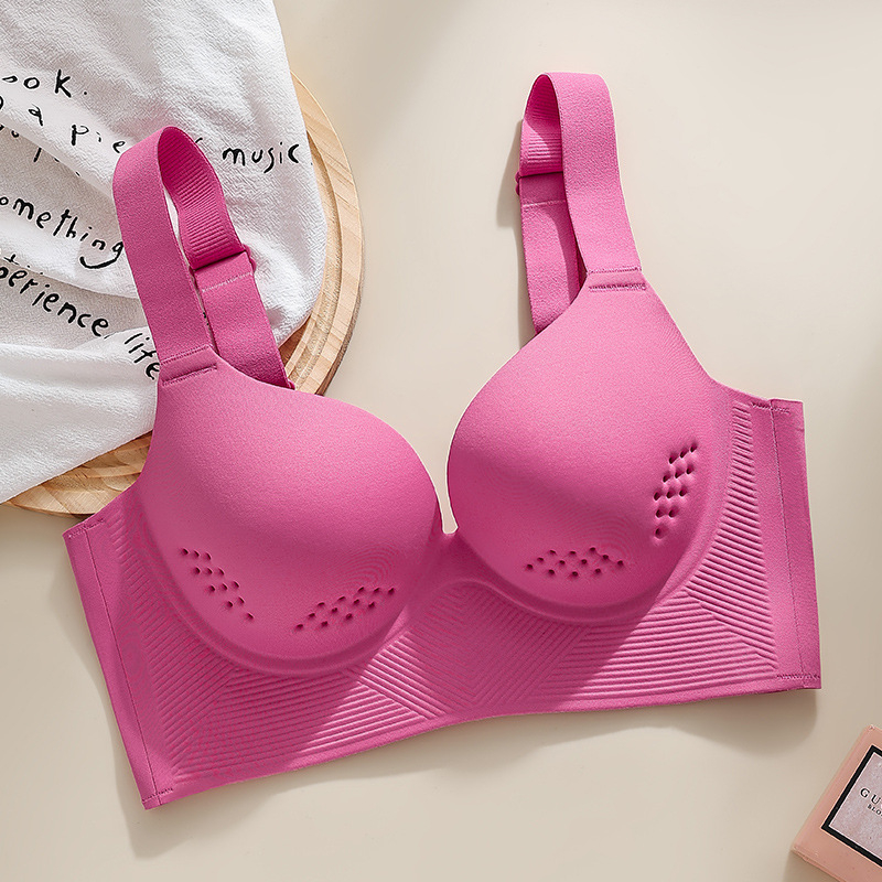 Sima formázó melltartó, 3/4 kosár, vékony formázott kosár, fő anyag nylon, kosár belső pamut, hátul négy sor kapocs