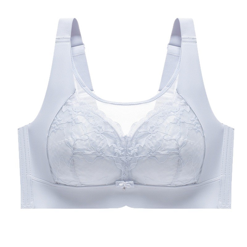 Csipkés melltartó ultra‑vékony formázott kosarakkal, hátul négy sor horoggal záródó, fix dupla vállpántokkal, támogatás és formázás