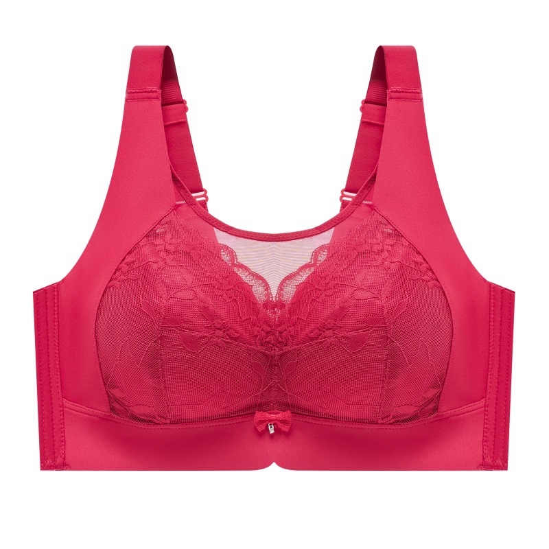 Csipkés melltartó ultra‑vékony formázott kosarakkal, hátul négy sor horoggal záródó, fix dupla vállpántokkal, támogatás és formázás
