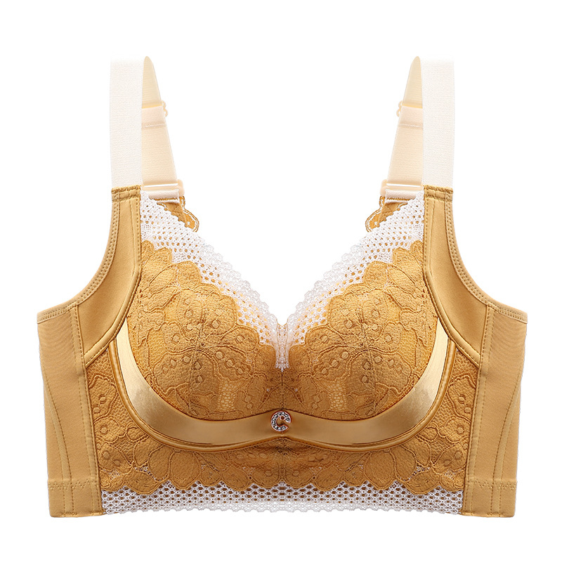 Push-up melltartó 3/4 kosárral, formázott kosár: vékony felső, vastag alsó, levehető dupla pántok, hátul négy sor kapocs, pamut bélés 30–50%