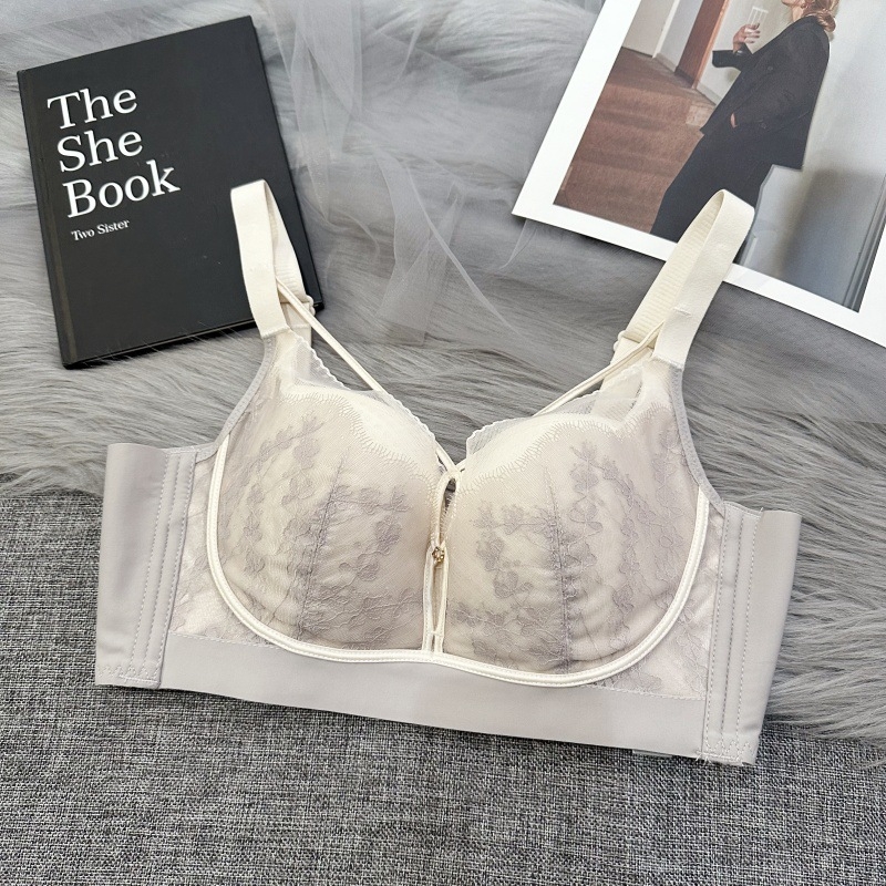 Nylon anyagú melltartó, 3/4 kosár, vékony formázott kosár, rögzített dupla vállpántok, 70–80% nylon tartalom