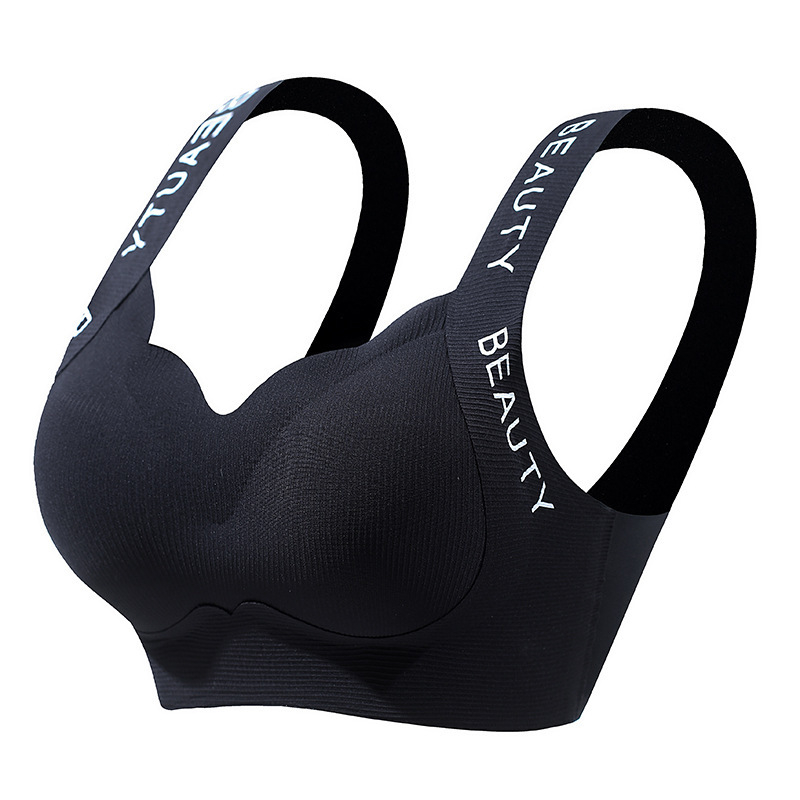 drót nélküli melltartó, varrás nélküli dizájn, 3/4 kosárméret, nylon anyag, rögzített dupla vállpántok, hátsó formázás