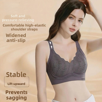 Varrásmentes melltartó készlet, push-up, 3/4 kosár, nylon, vékony formázott kosár, rögzített dupla vállpánt, hátsó zár