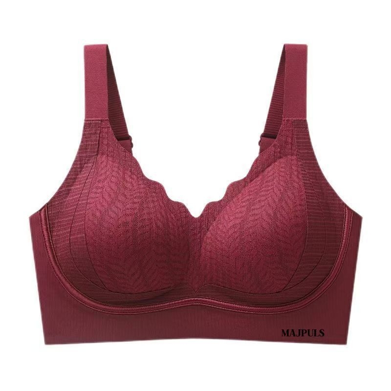 Varrásmentes melltartó készlet, push-up, 3/4 kosár, nylon, vékony formázott kosár, rögzített dupla vállpánt, hátsó zár