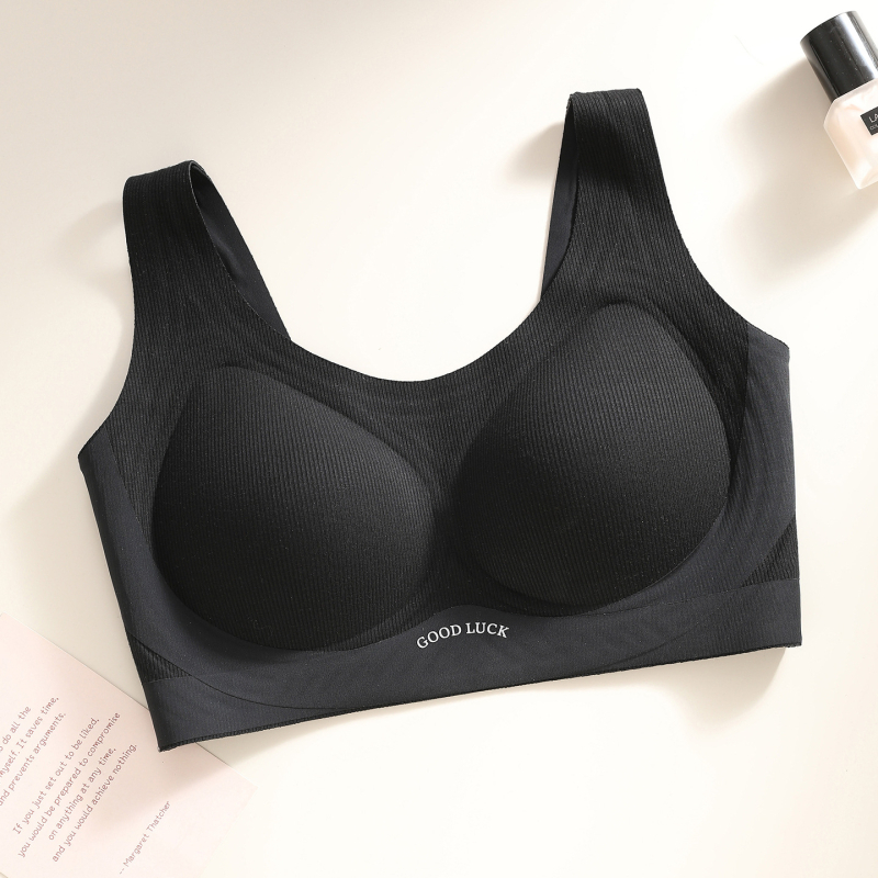 Zökkenőmentes melltartó mellény-stílusban, teljes kosár, vékonyan formázott kosár, merev vállpántok