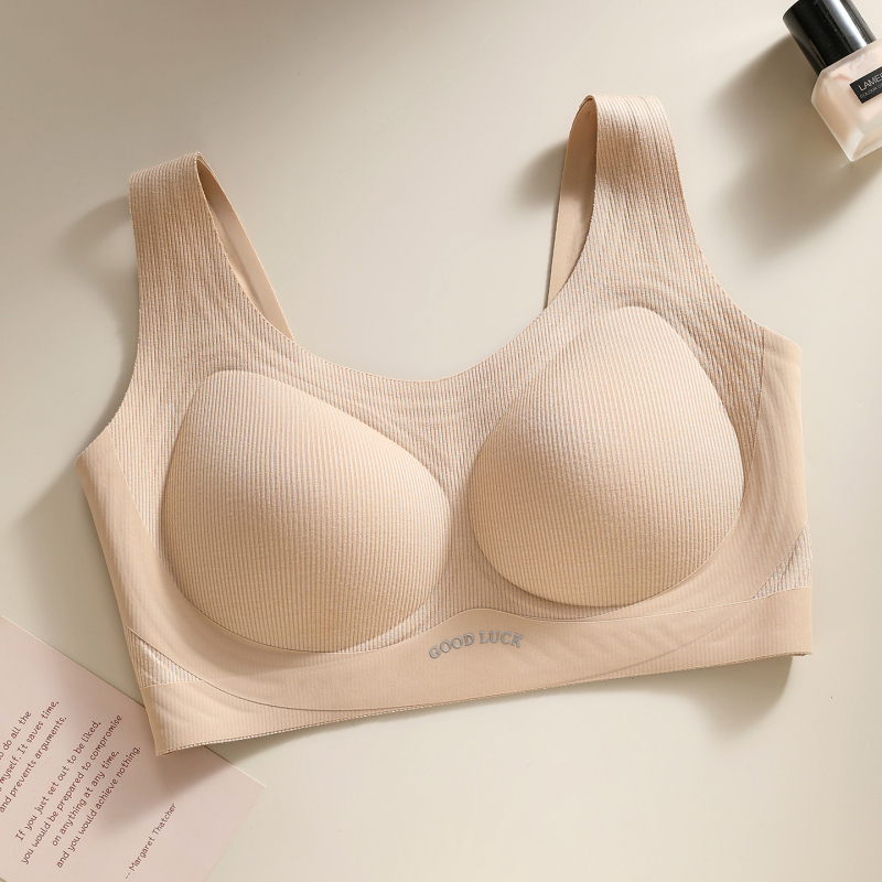 Zökkenőmentes melltartó mellény-stílusban, teljes kosár, vékonyan formázott kosár, merev vállpántok