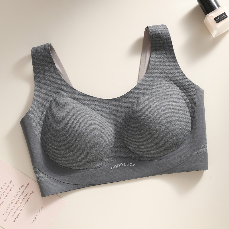 Zökkenőmentes melltartó mellény-stílusban, teljes kosár, vékonyan formázott kosár, merev vállpántok