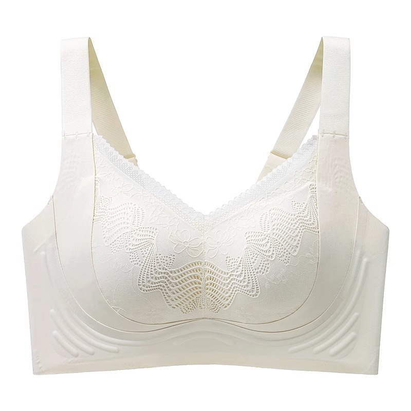 Női puha támasztékú, teljes kosaras melltartó, vékony formázott kosarak, nylon anyag, hátul négy soros kapocs