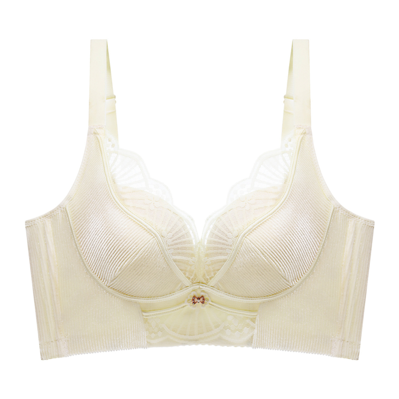 Melltartó, nejlonból, 3/4 kosár, közepesen formázott kosár, fix vállpántok, hátul négy soros kapocs