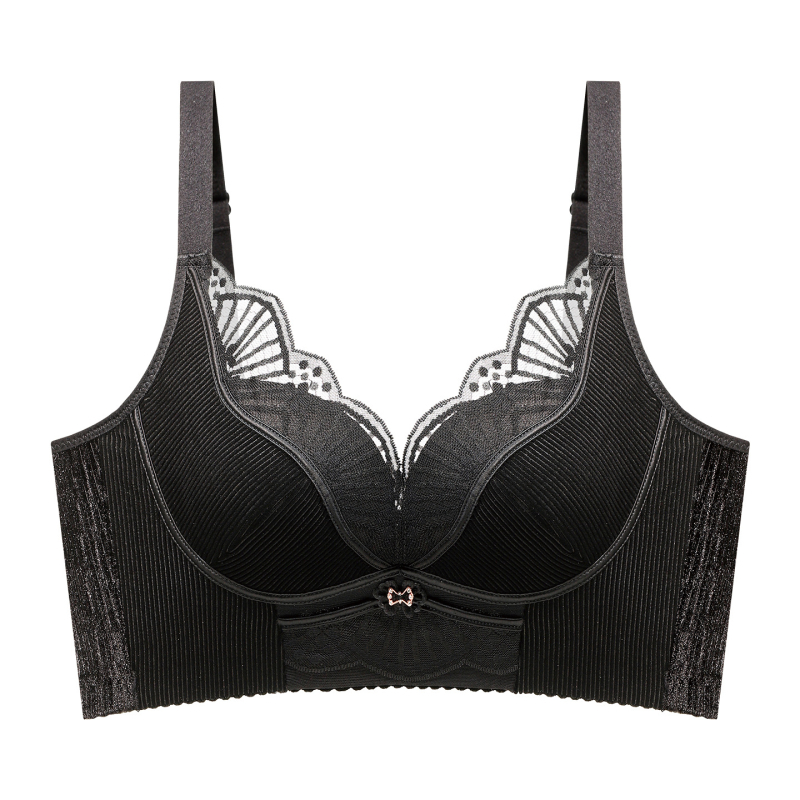 Melltartó, nejlonból, 3/4 kosár, közepesen formázott kosár, fix vállpántok, hátul négy soros kapocs