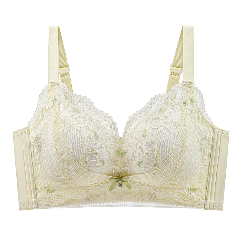 Csipkés push-up melltartó, 3/4 kosár, memóriahabos formázott kosár, légáteresztő, hátul négy sor kapoccsal