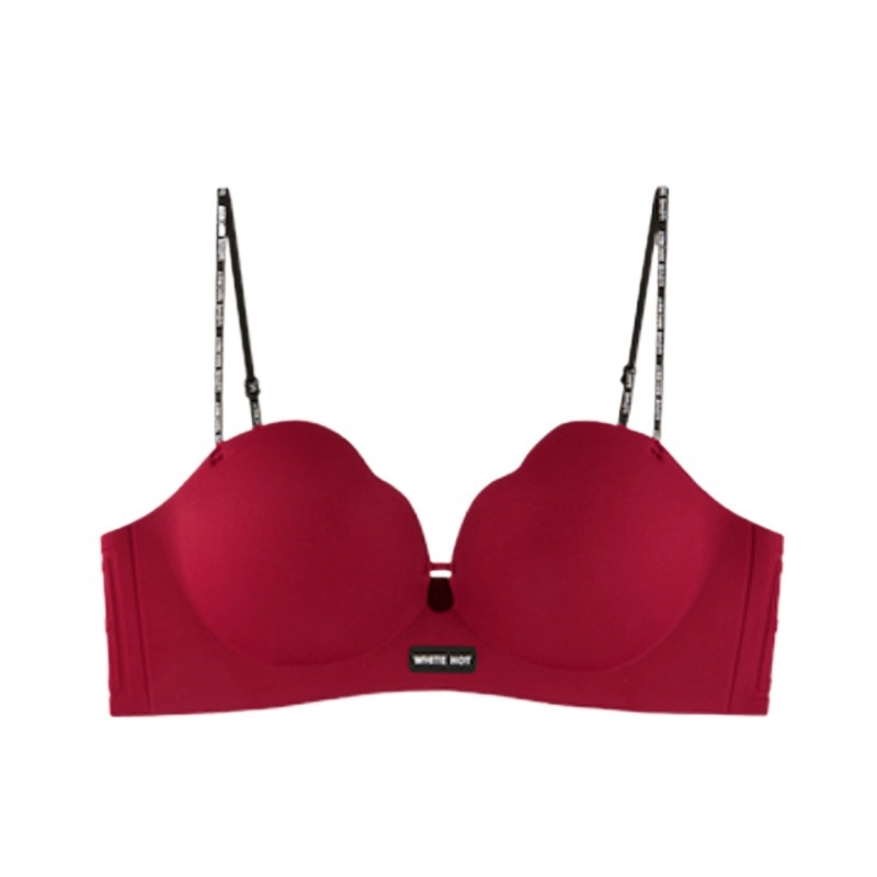 Push-Up seamless melltartó, 3/4 kosár, légáteresztő nejlon, rögzített vállpántok, hátoldali négy sor kapocs