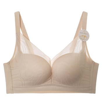 Push-up melltartó kis mellekre, varrás nélküli, 3/4 kosár, vékony formázott kosár, nylon anyag, fix dupla pántok, hátul négy kapocs