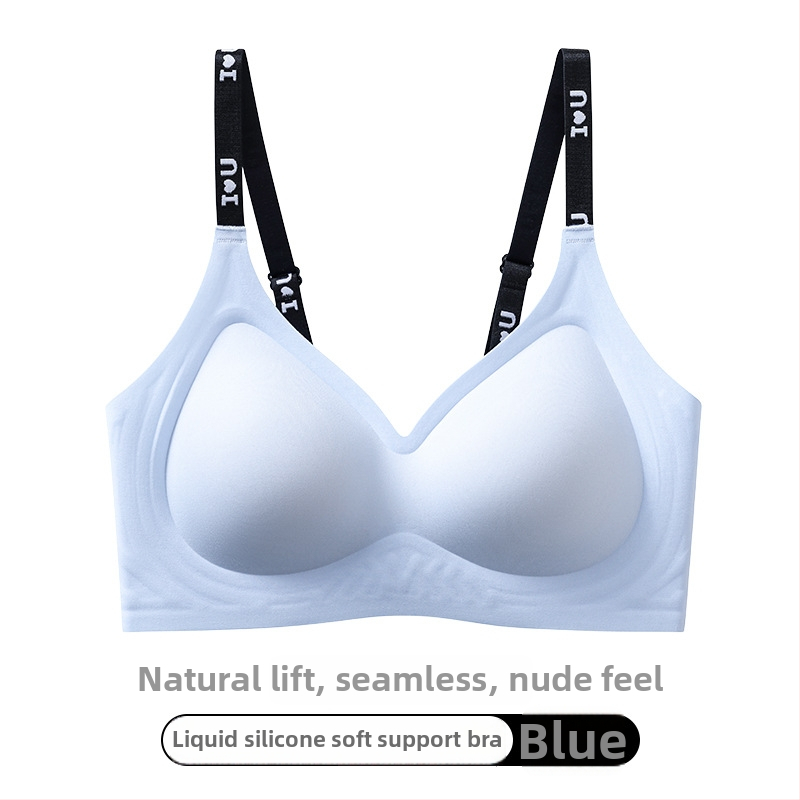 Set de lenjerie din nailon, fără cusături, cupe pline, cupe modelate din bumbac (medii) și bretele fixe, duble