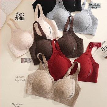 Σουτιέν χωρίς σύρμα, χωρίς ραφές, με 3/4 κάλυμμα, λεπτά μορφοποιημένα cups, σταθερές τιράντες, πίσω κούμπωμα με τρεις σειρές αγκιστριών