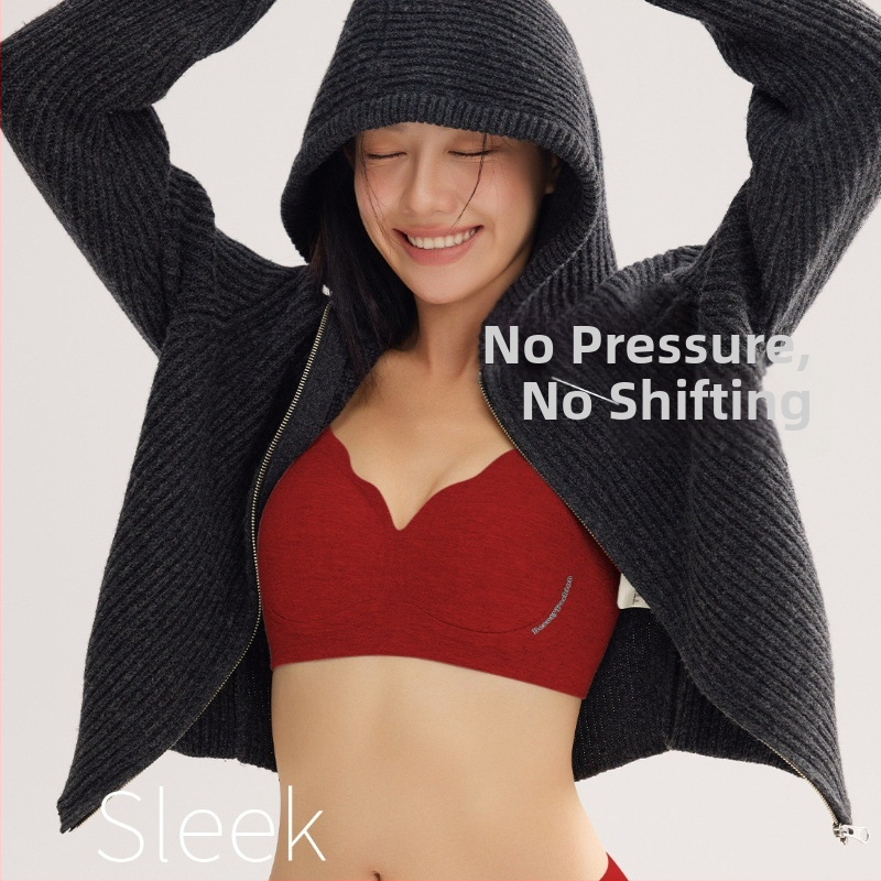 Σουτιέν χωρίς σύρμα, χωρίς ραφές, με 3/4 κάλυμμα, λεπτά μορφοποιημένα cups, σταθερές τιράντες, πίσω κούμπωμα με τρεις σειρές αγκιστριών