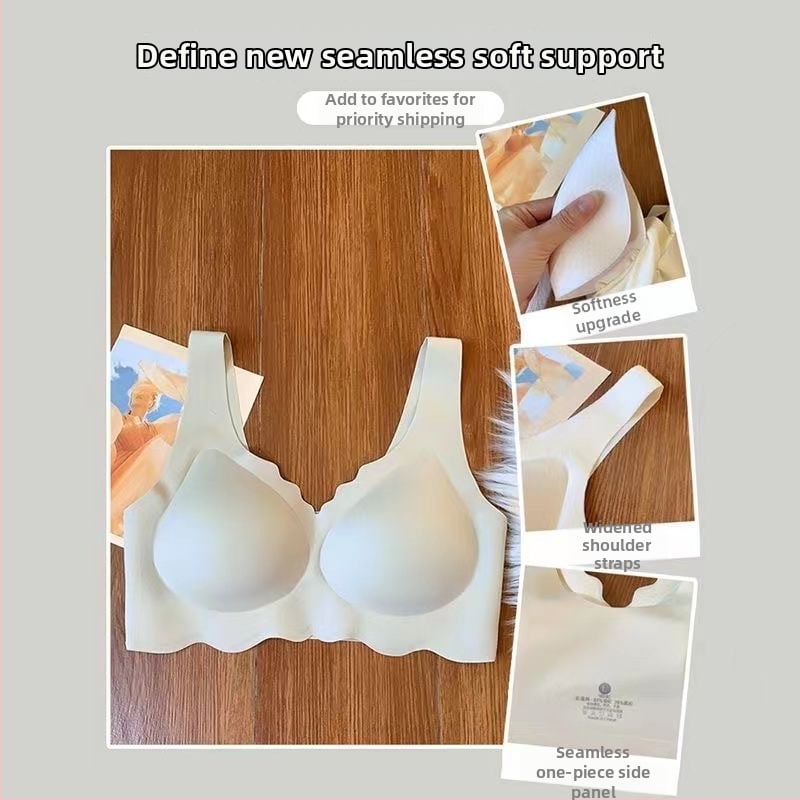 Xian Jin Honey női melltartó nylonból, lélegző, seamless dizájn, push-up kis mellhez, vékony formázó kosár, 3/4 kosár, fémrúd nélkül, fix dupla vállpánt, fő anyag 70–80% nylon, bélés Spandex 30–50%, vizuálisan csökkenti a nagy kebleket