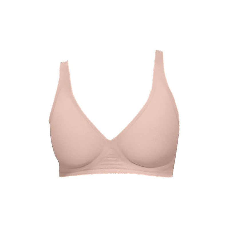 Push-Up bežični grudnjak, besprijekoran i prozračan, najlon s podstavom od spandeksa, 3/4 košarica s tankim oblikovanjem