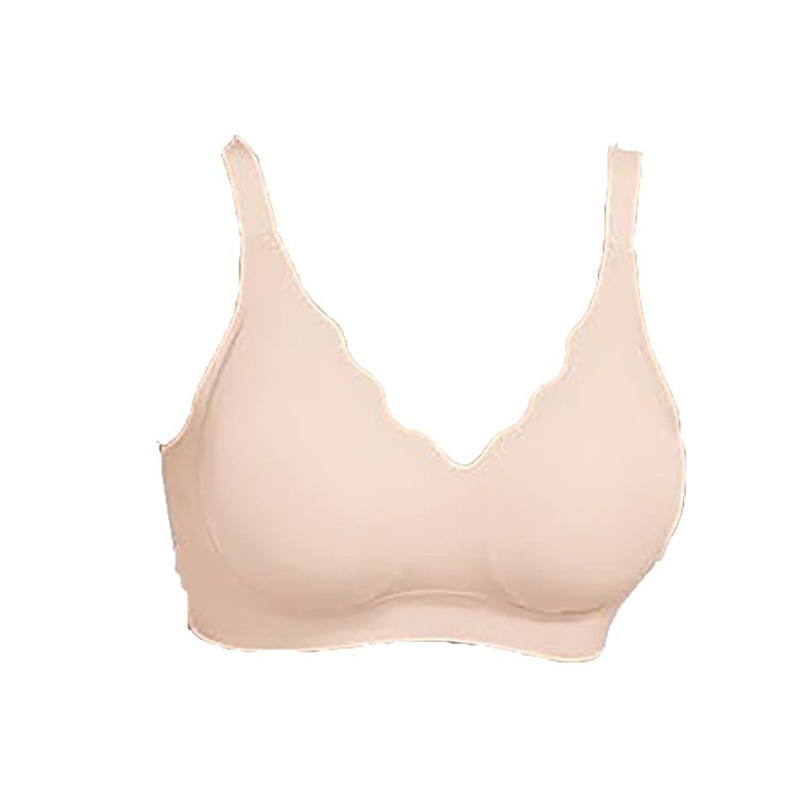 Nylon melltartó, 3/4 kosár, vékony formázott kosár, bélés spandex 30-50%, hátul négy sor kapocs