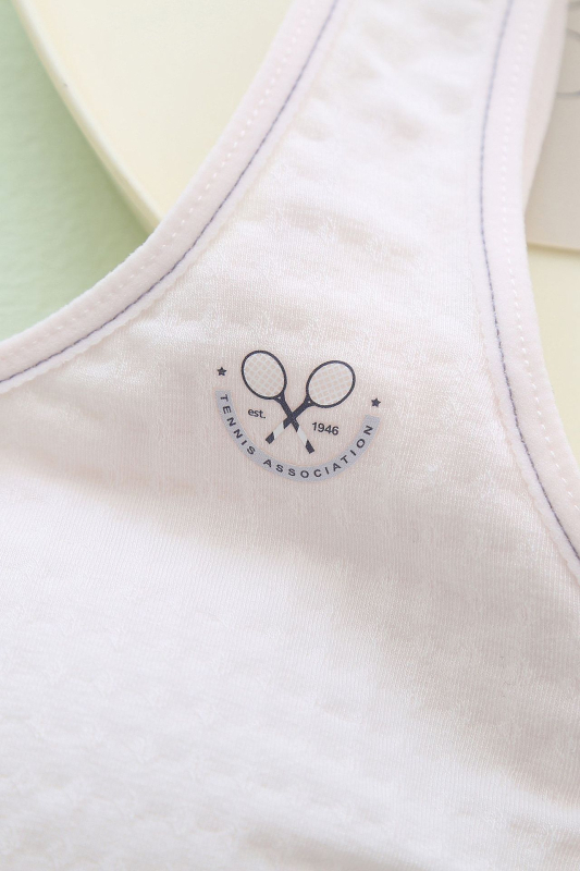 VesStyle jauniešu krūšturis ar fiksētām kaussēm, pilns kauss, plāns veidots kauss ar sūnu, elpojošs muguras dizains, viskozes audums 70-80%