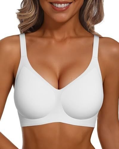 Vezeték nélküli Push-Up melltartó, pamutból, varrás nélküli, teljes fedés, racerback