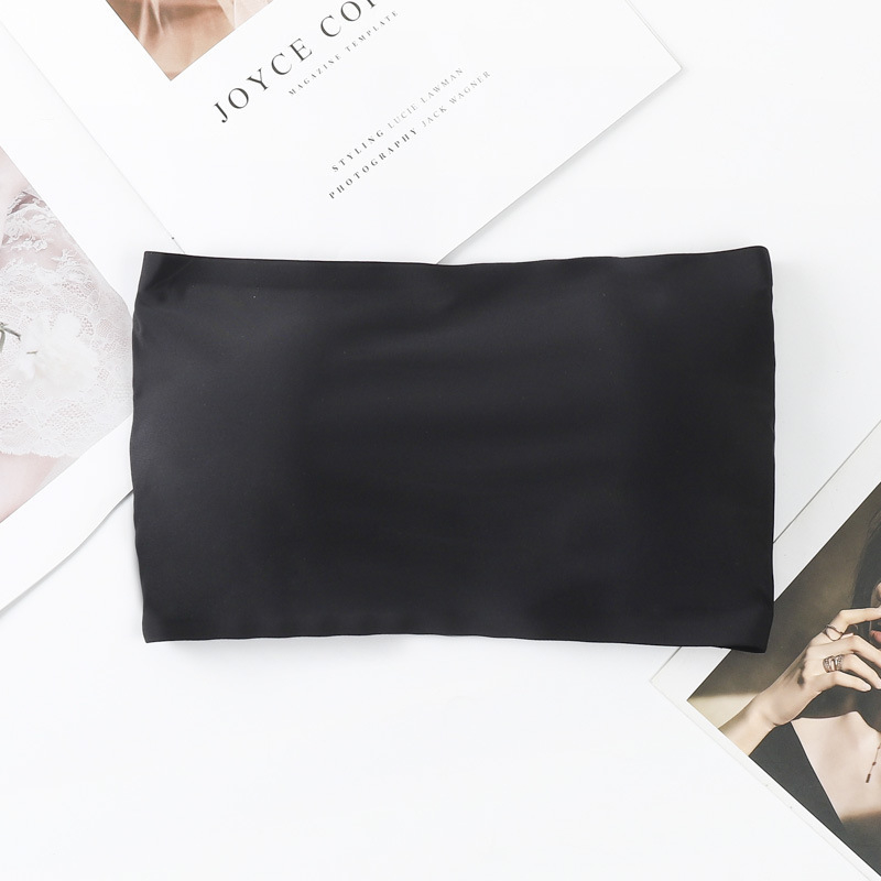 Ice Silk/Nylon bezplecu top, elpojošs, pret slīdēšanu, neizskatās zem apģērba, pilnas krūšu kupas ar plāniem veidotiem kupām, vasara 2024