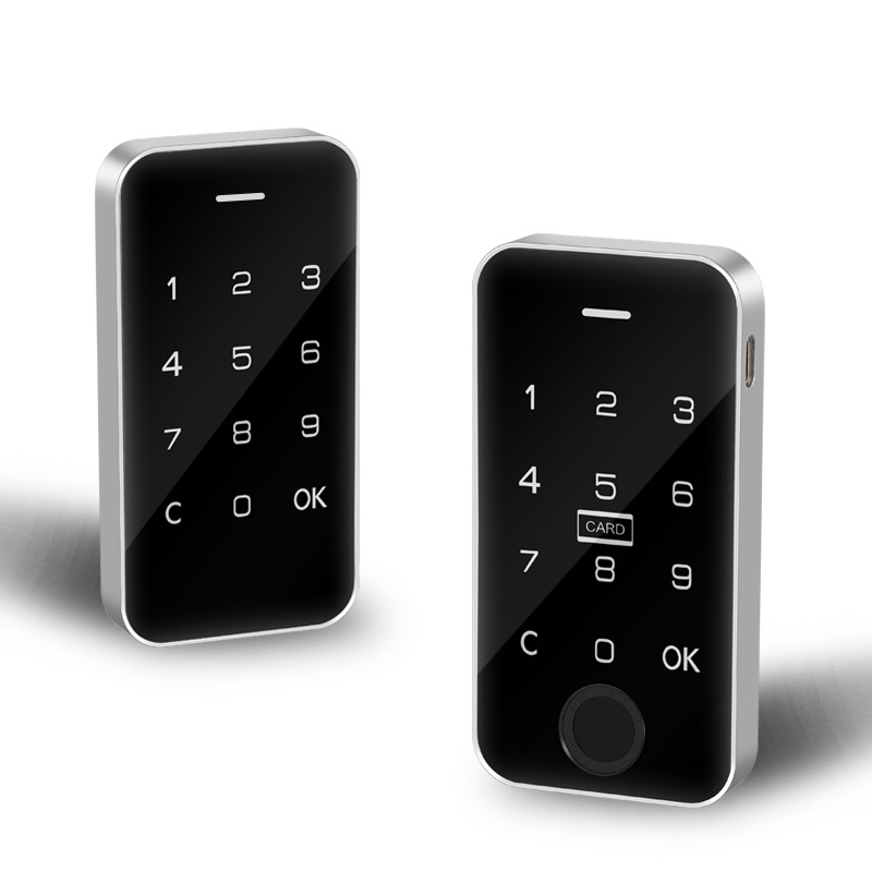 Biometriskā skapja slēdzene ar pirksta nospiedumu, ABS + metāla korpuss, modelis 605, piemērots garderobēm, skapjiem, skapiem un arhīva skapjiem, mūsdienīgs minimālisma dizains