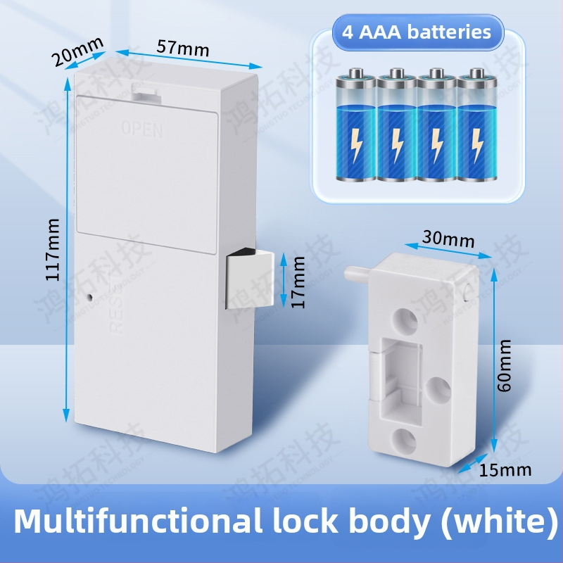 Biometriskā skapja slēdzene ar pirksta nospiedumu, ABS + metāla korpuss, modelis 605, piemērots garderobēm, skapjiem, skapiem un arhīva skapjiem, mūsdienīgs minimālisma dizains