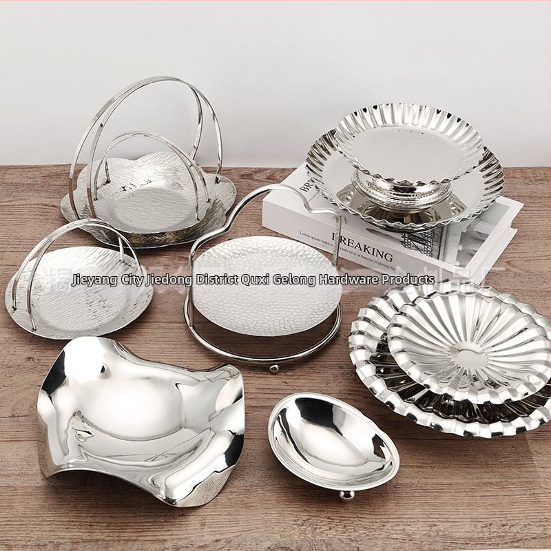 Чиния за плодове от неръждаема стомана – вълнообразна форма HWZ 2024 г.