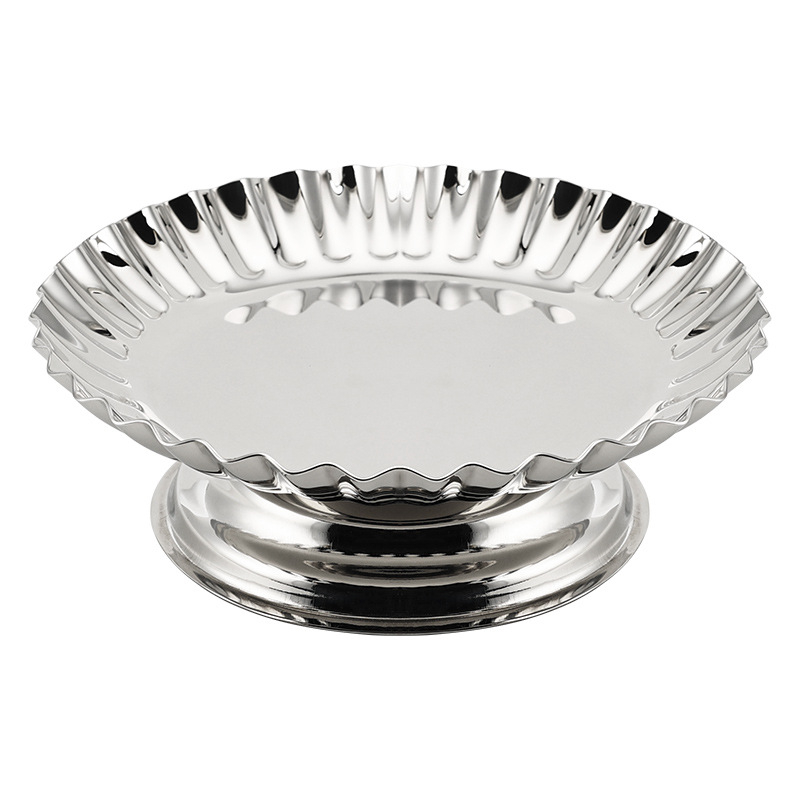 Чиния за плодове от неръждаема стомана – вълнообразна форма HWZ 2024 г.