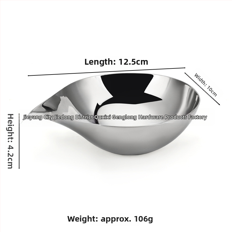 Чиния за плодове от неръждаема стомана – вълнообразна форма HWZ 2024 г.