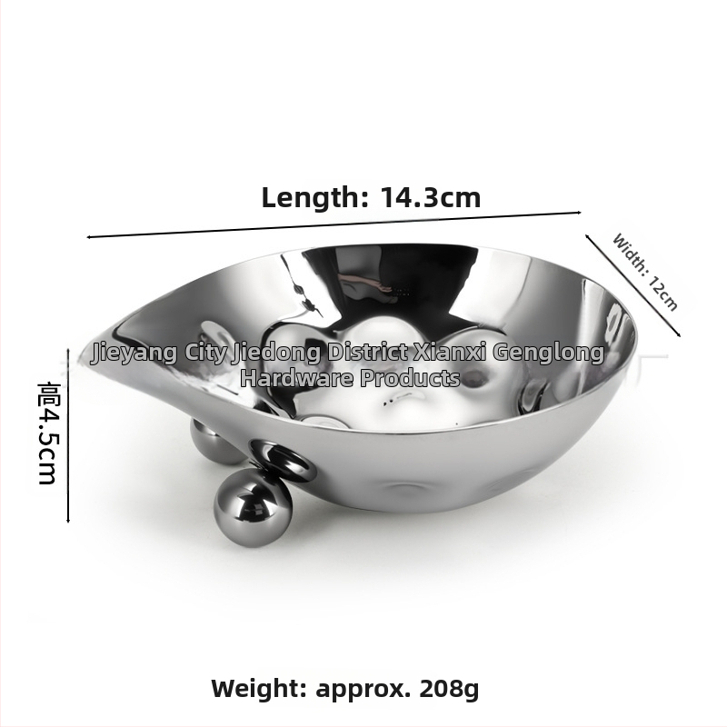 Чиния за плодове от неръждаема стомана – вълнообразна форма HWZ 2024 г.