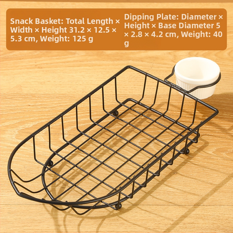 Стоманена кошница за пържени картофи и закуски – свеж и симпатичен стил, Bai Jun, категория плодова кошница, качествен продукт