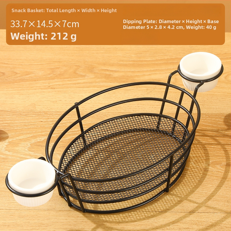 Стоманена кошница за пържени картофи и закуски – свеж и симпатичен стил, Bai Jun, категория плодова кошница, качествен продукт