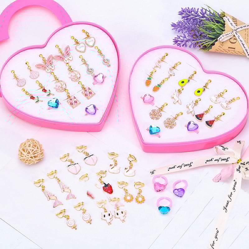 Korejos stiliaus ausų klipsai, animacinių gyvūnų dizainas, lydinys, elektroplatinavimas, atskirai supakuota