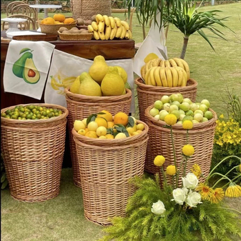 Καλάθι αποθήκευσης από ιτιά και άχυρο, μοντέλο 001, μοντέρνο μινιμαλιστικό στυλ, Liu yijiaju