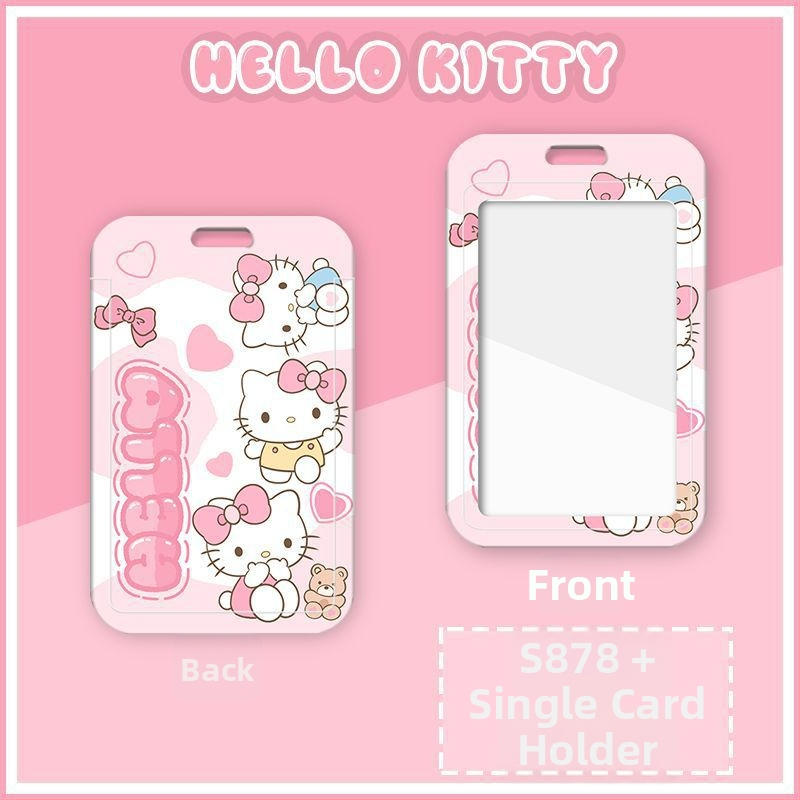 Školska kartica držač s izvlačnim naramdžom za učenike osnovne škole — Marka Looking for a bear, Materijal Plastika, Stil Kreativni Trend